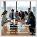 Business professionals meeting around laptops with security icons and overlay text illustrating internal security audit best practices organization.