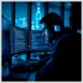 Professional at dual monitors using network traffic analysis tools wireshark tcpdump to inspect packet captures and code