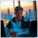 Focused analyst examining multiple holographic code panels representing recent cve analysis what auditors need know
